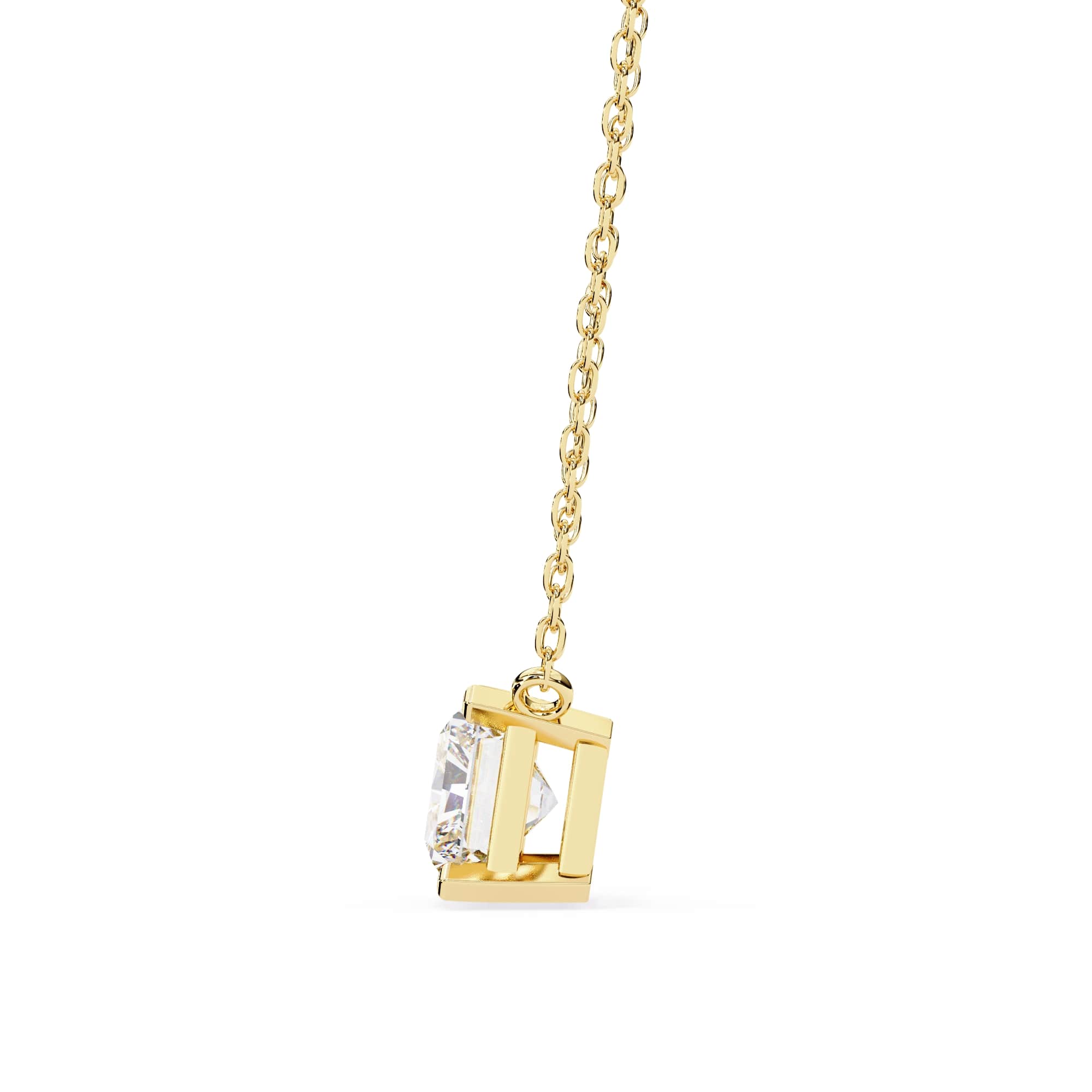 Gorgeous Radiant Solitaire Pendant