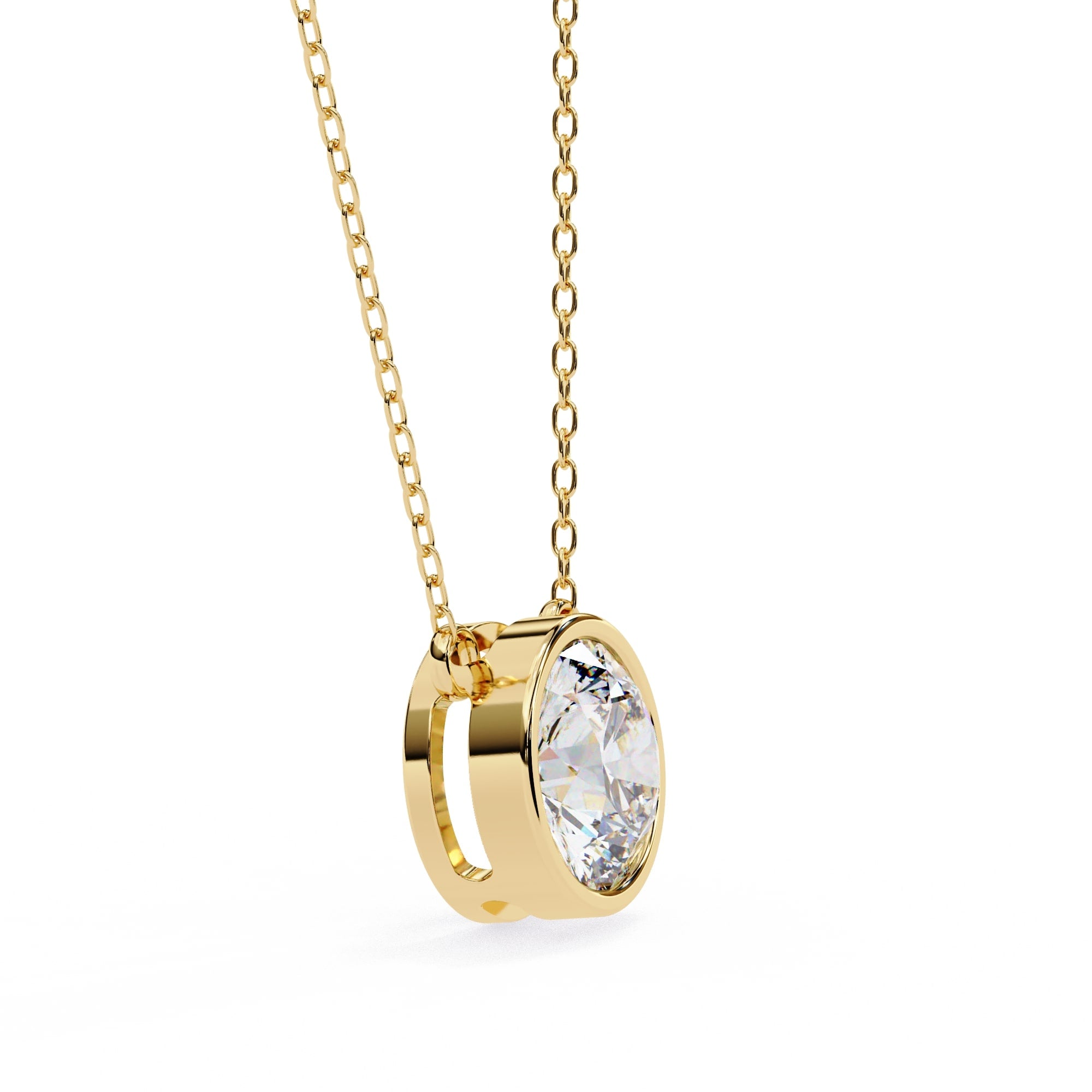 Timeless Round Bezel Pendant