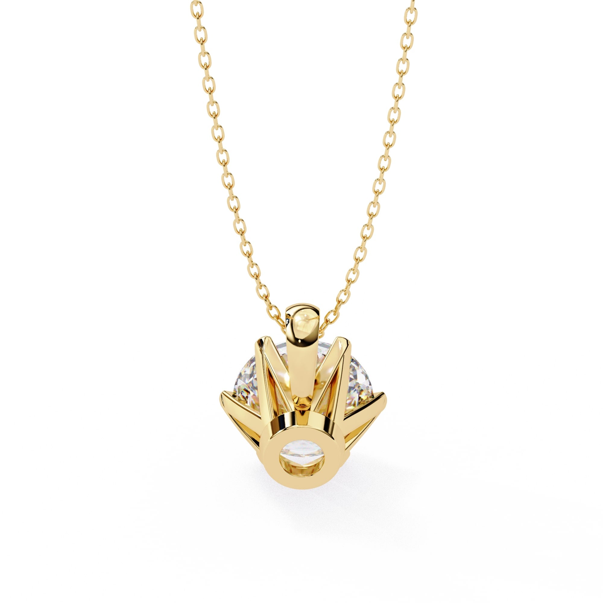 Refined Round Basket Pendant