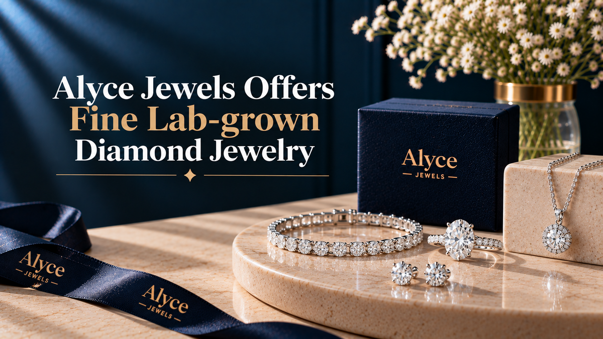 Alyce Jewels offers fine lab-grown diamond jewelry in various styles and price ranges, backed by an authenticated IGI certificate.
