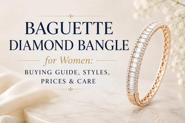  Baguette diamond bangle for women in 18kt yellow gold and rectangular shape.