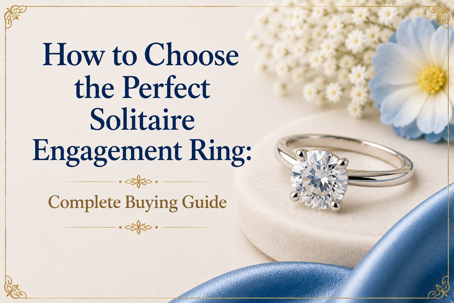 Choose the best solitaire engagement ring by understanding the details.