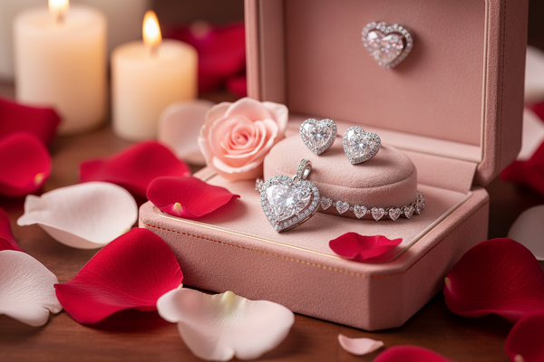 Heart Shape Lab Grown Diamond Jewelry for Valentine’s Day