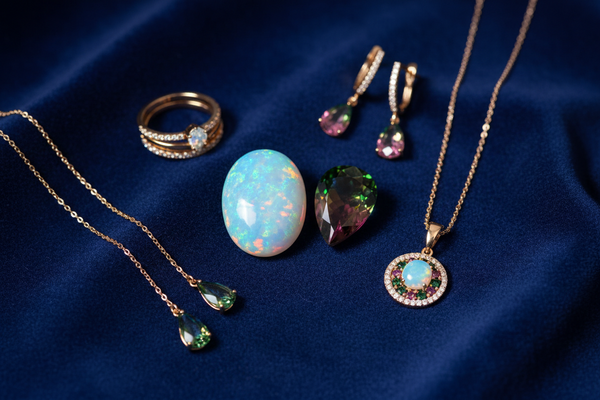 October Birthstone Guide: Opal and  Tourmaline Meaning, Colors and Jewelry Ideas (2026)