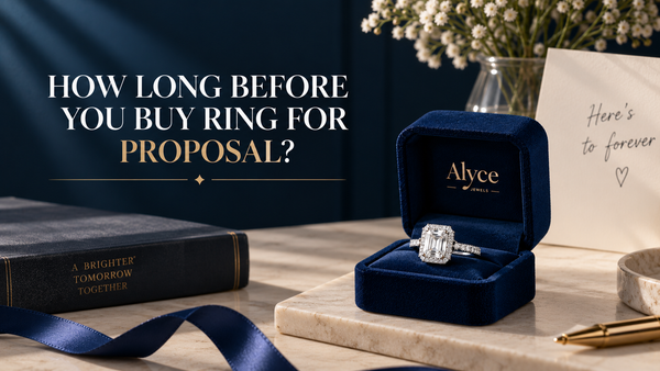 The perfect timeline for purchasing a ring before arranging a proposal to your love partner.