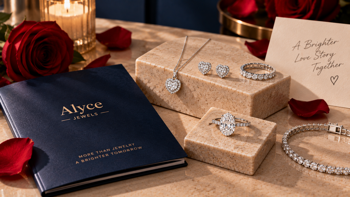 A lab-grown diamond jewelry gift idea for Valentine's Day.