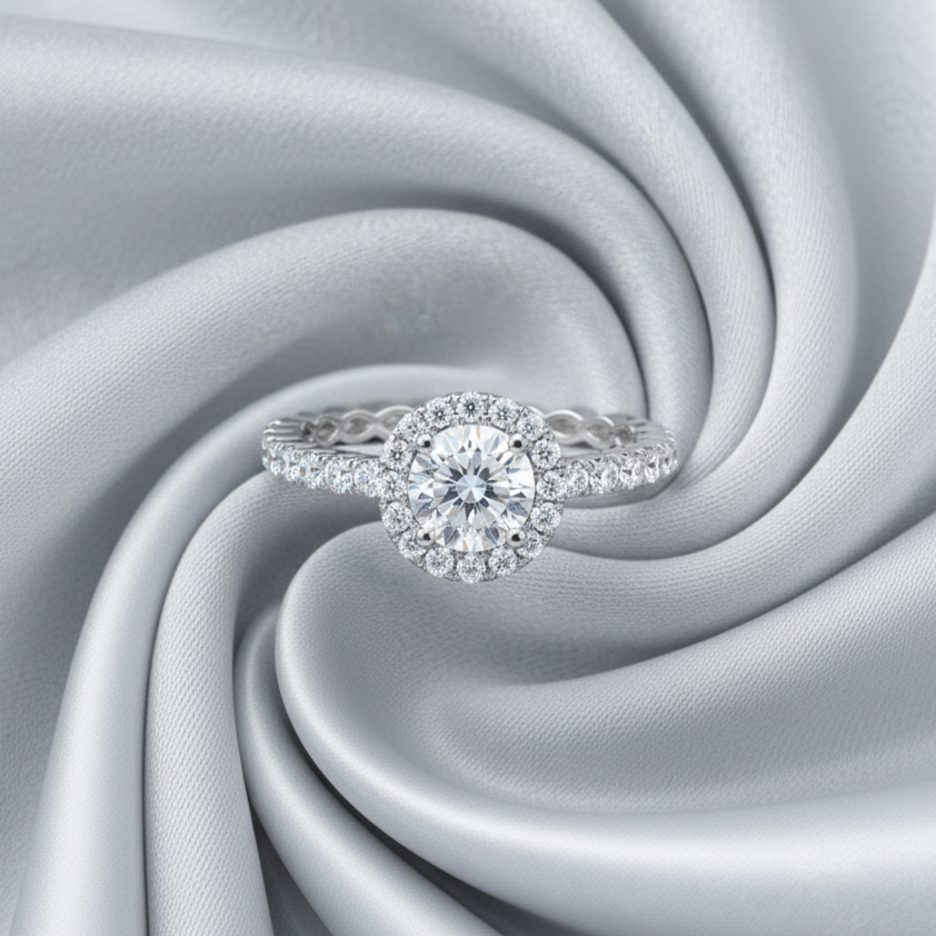 Vintage Style Lab Grown Diamond Engagement Rings