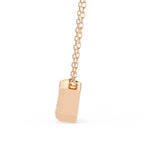 Elegant Emerald Bezel Pendant