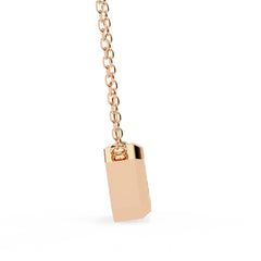 Elegant Emerald Bezel Pendant