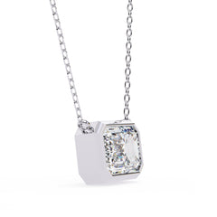Elegant Emerald Bezel Pendant