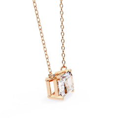 Gorgeous Radiant Solitaire Pendant