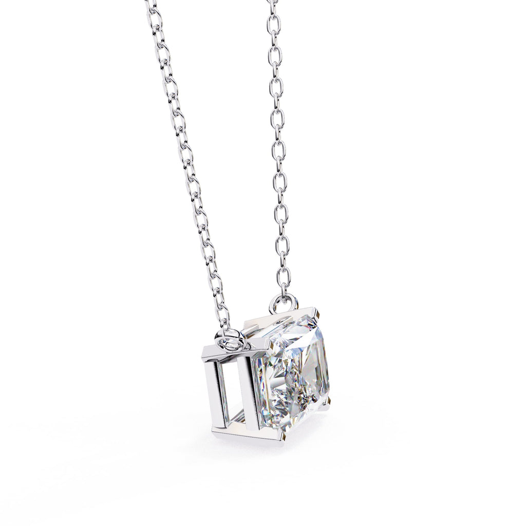 Gorgeous Radiant Solitaire Pendant