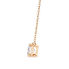 Gorgeous Radiant Solitaire Pendant