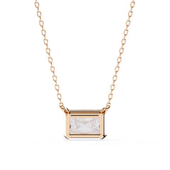 Gorgeous Radiant Solitaire Pendant