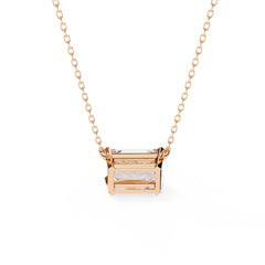 Gorgeous Radiant Solitaire Pendant