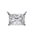 2 Carat Radiant Cut Single Diamond Pendant in 14K Gold