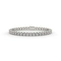 Diamond bracelet on a white background