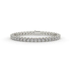 Diamond bracelet on a white background