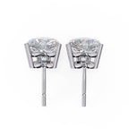 Heart cut stud earrings