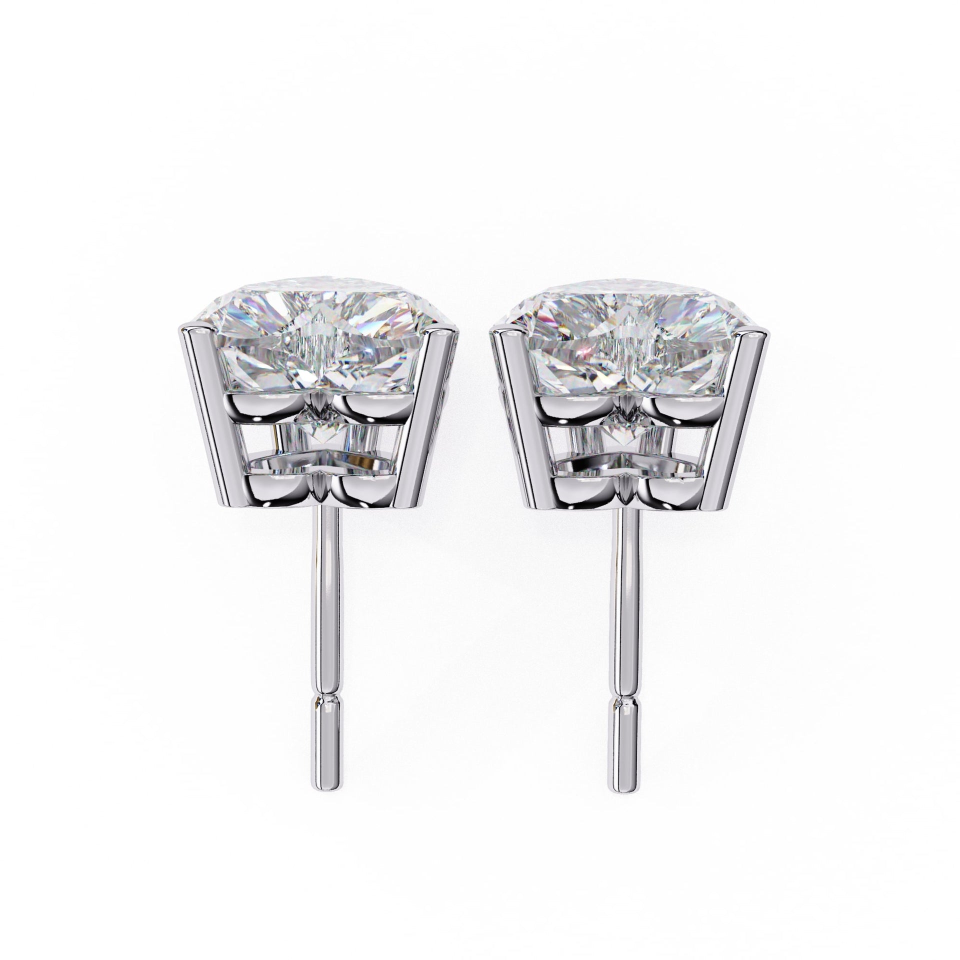 Heart Shaped Stud Earrings