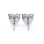 Heart cut stud earrings