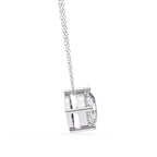Elegant Cushion Solitaire Pendant