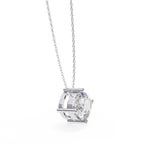 Elegant Cushion Solitaire Pendant
