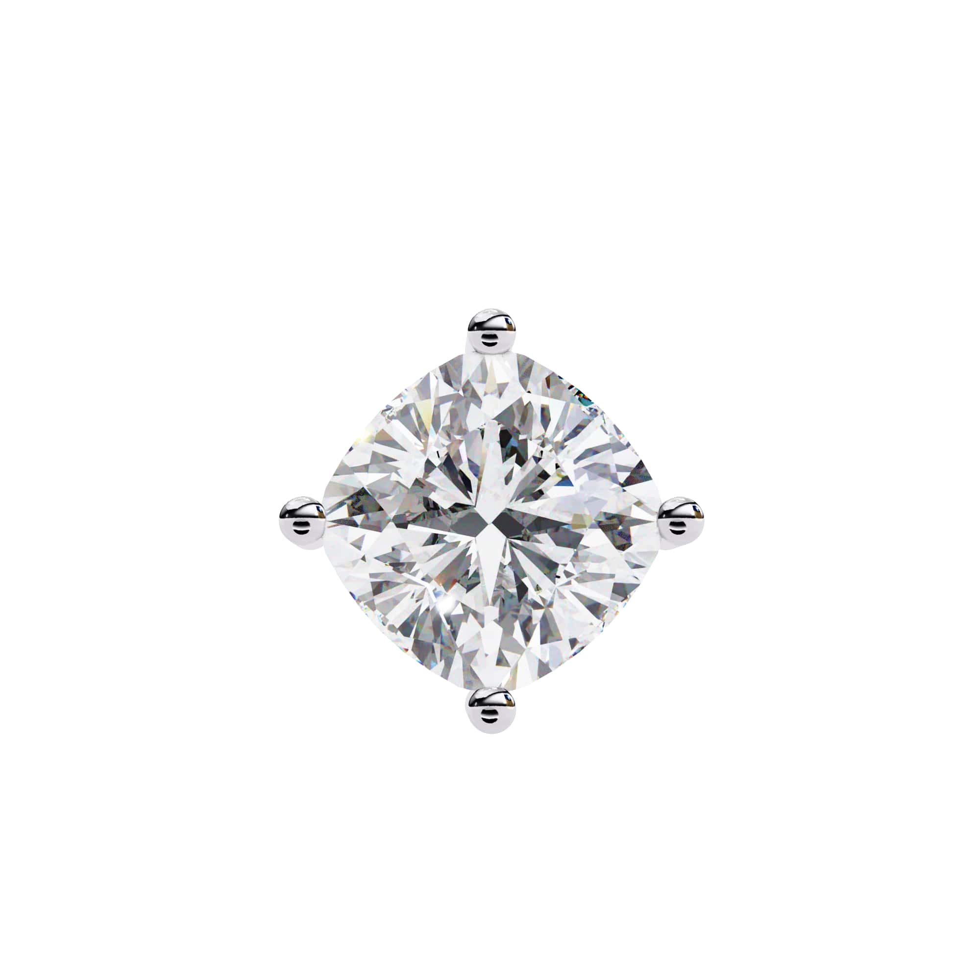 Elegant Cushion Solitaire Pendant