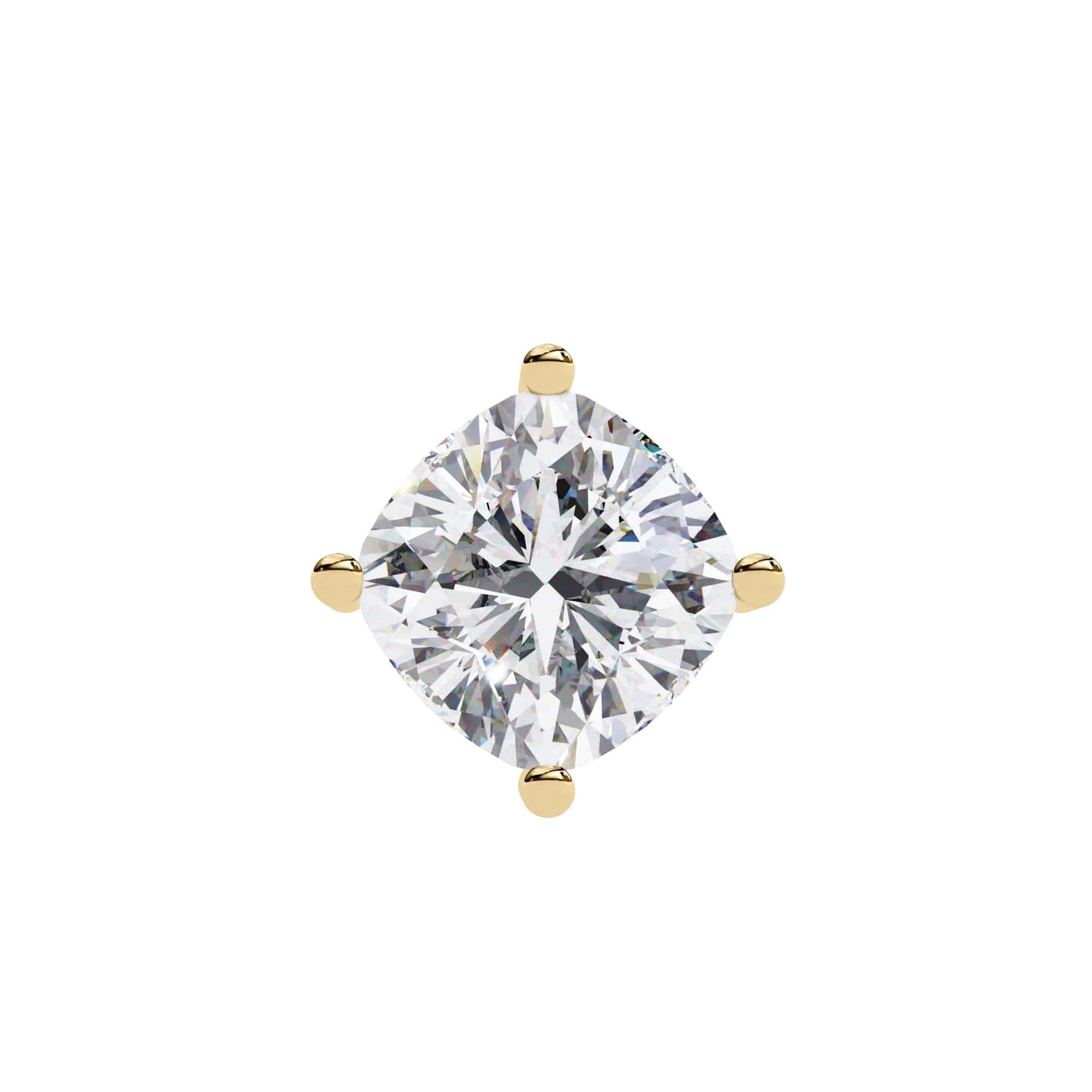 Elegant Cushion Solitaire Pendant