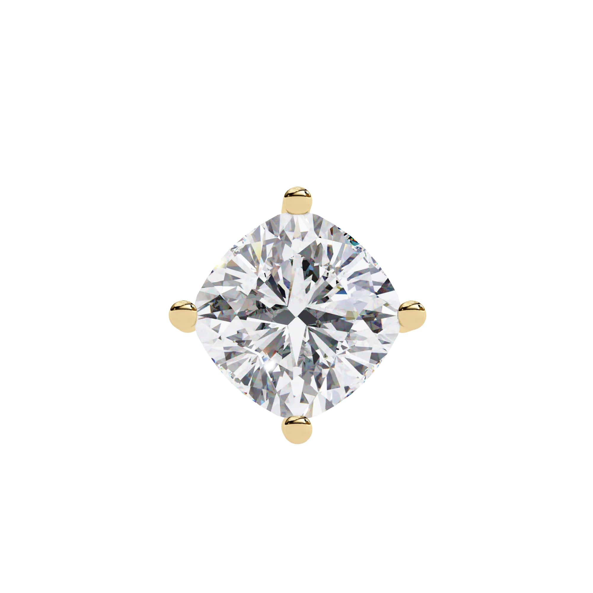 Elegant Cushion Solitaire Pendant