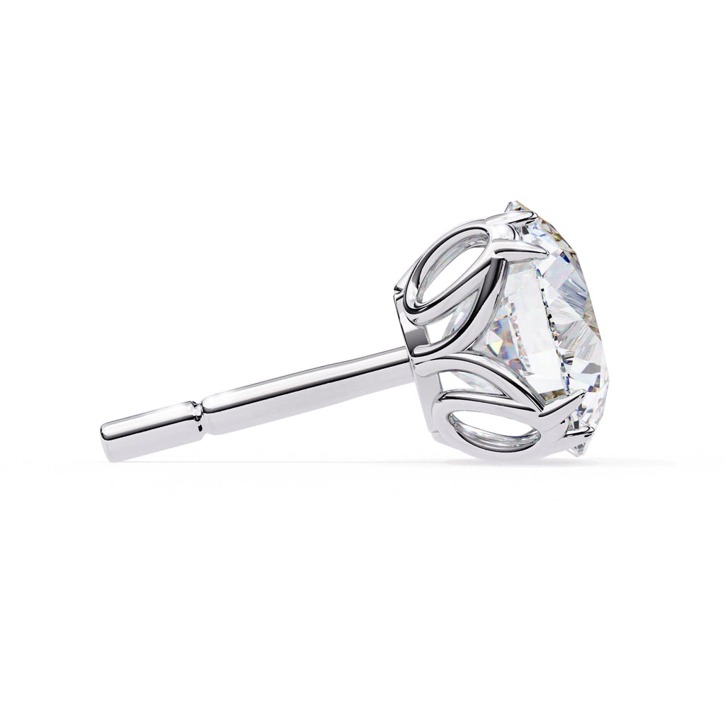 Round Stud 8 flower Prong Setting