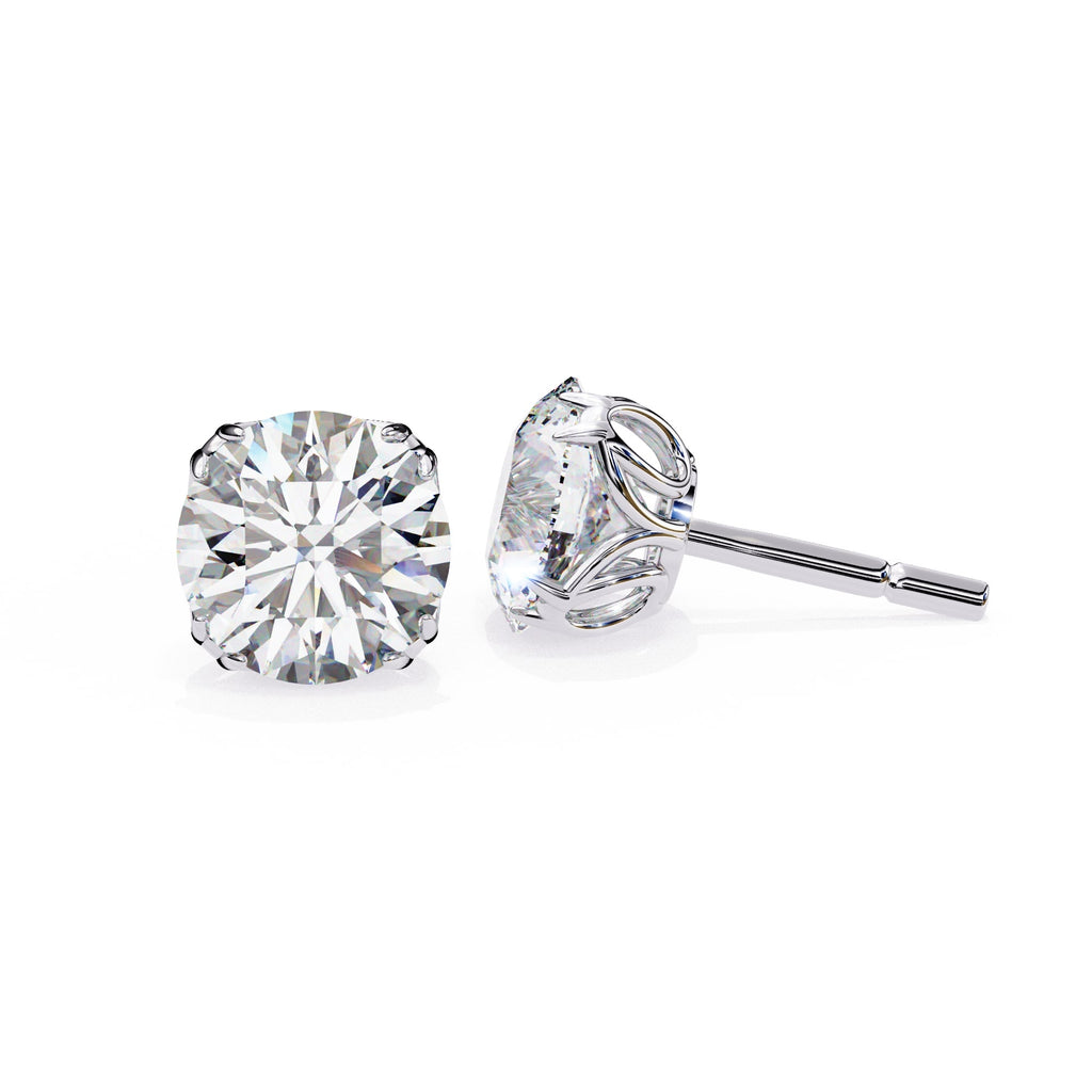 Round Stud 8 flower Prong Setting