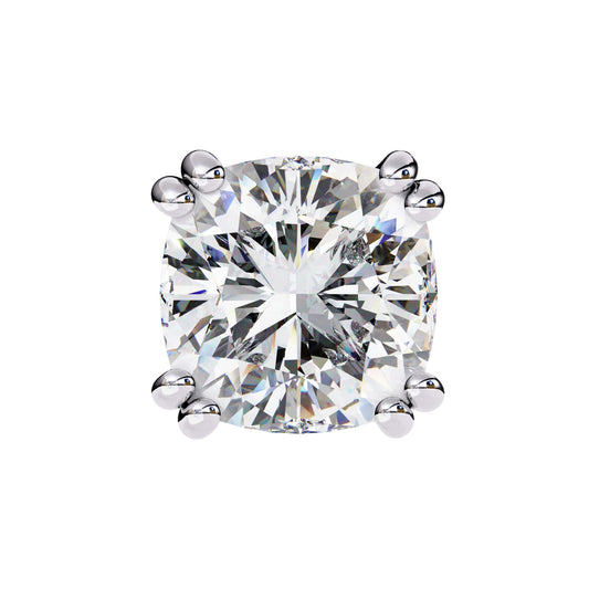 Cushion cut Diamond Stud Earrings