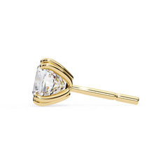 Cushion cut Diamond Stud Earrings
