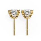Cushion cut Diamond Stud Earrings