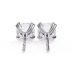 Cushion cut Diamond Stud Earrings