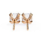 Cushion cut Diamond Stud Earrings