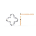 Clover Diamond Studs