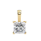 Modern Princess 4 Prong Pendant