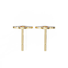 Clover Diamond Studs