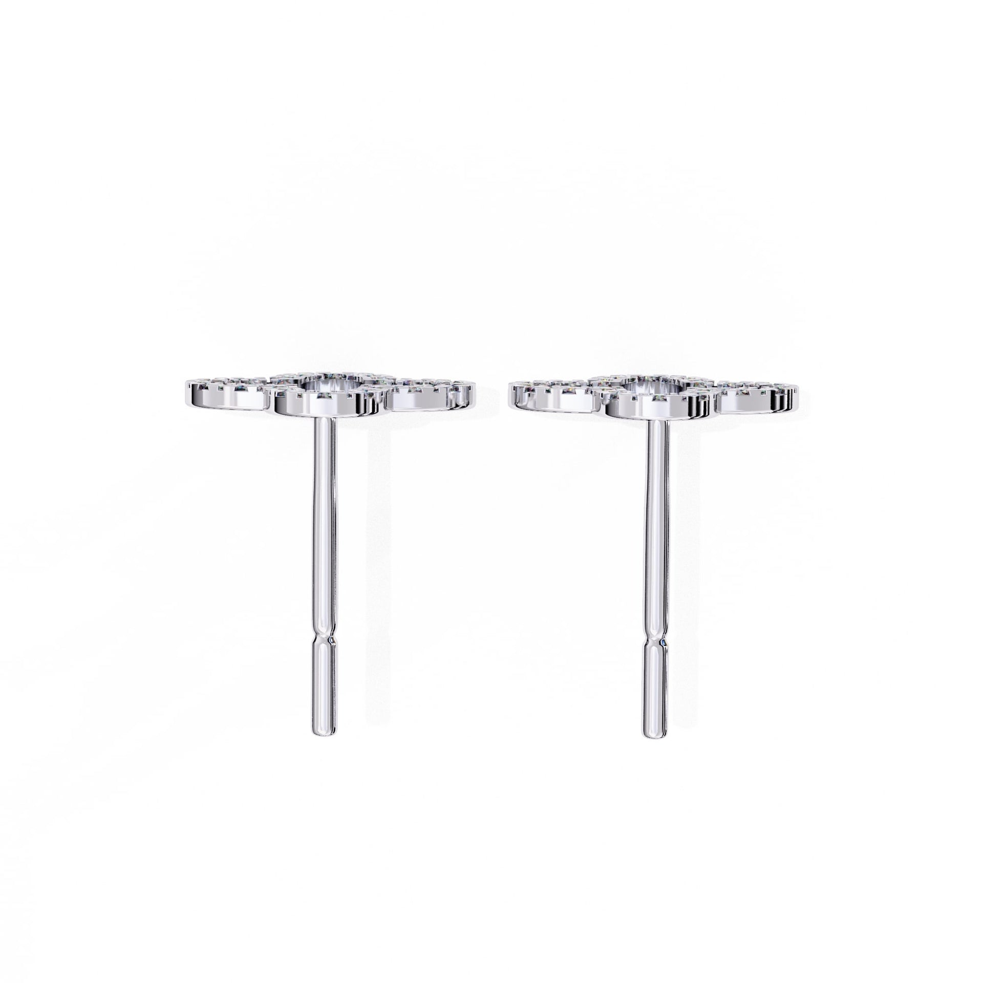 Clover Diamond Studs