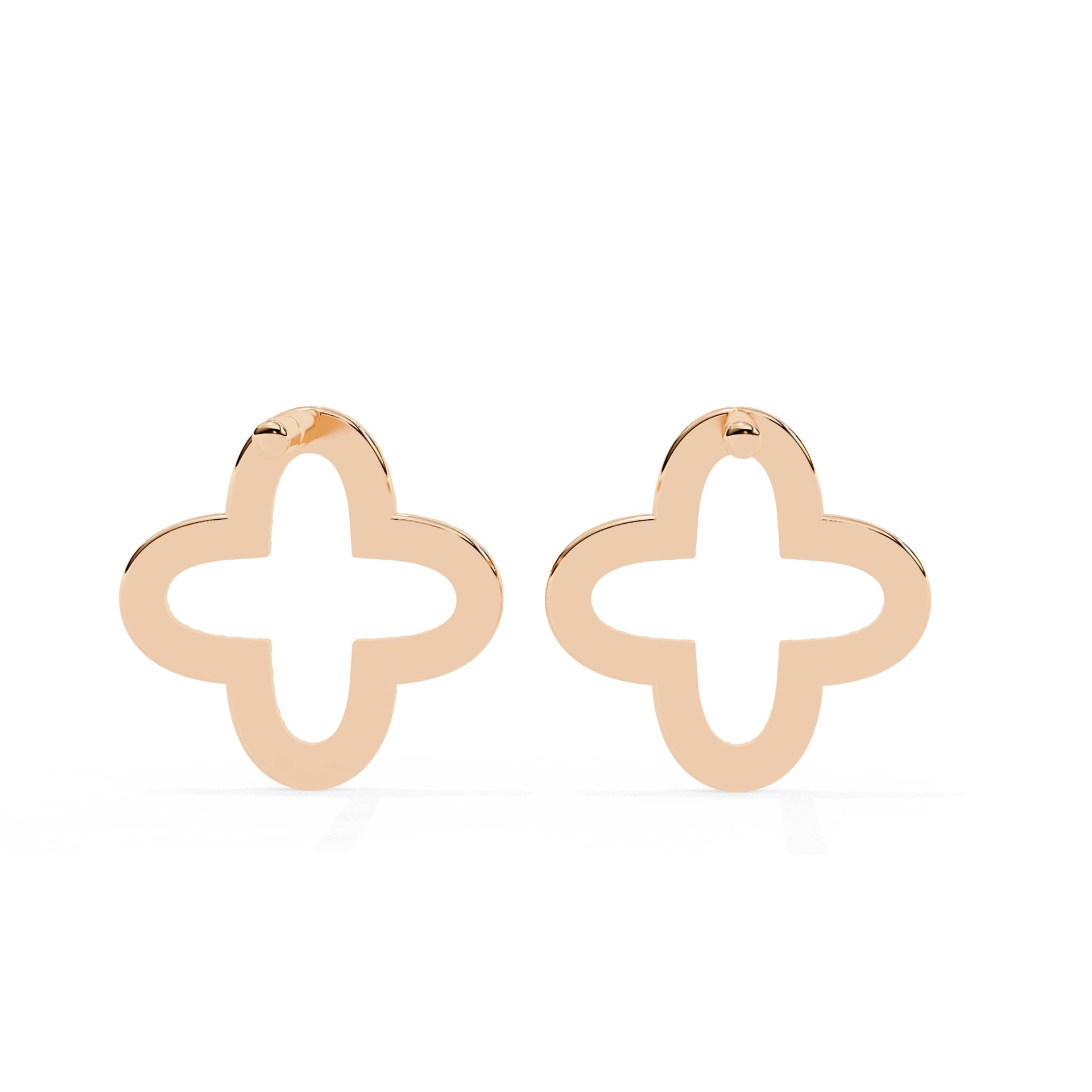 Clover Diamond Studs