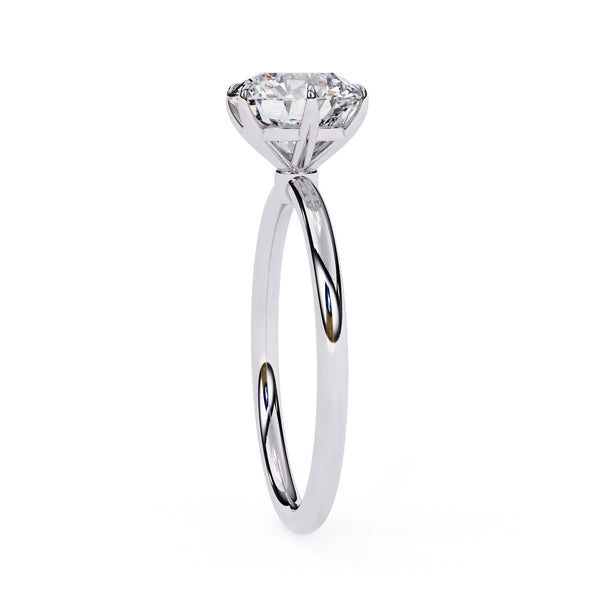 1.92 Ct Lab Grown Round Cut Diamond Solitaire Engagement Ring