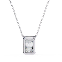 Elegant Emerald 4 Prong Pendant