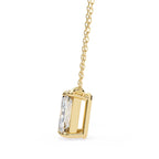 Elegant Emerald 4 Prong Pendant