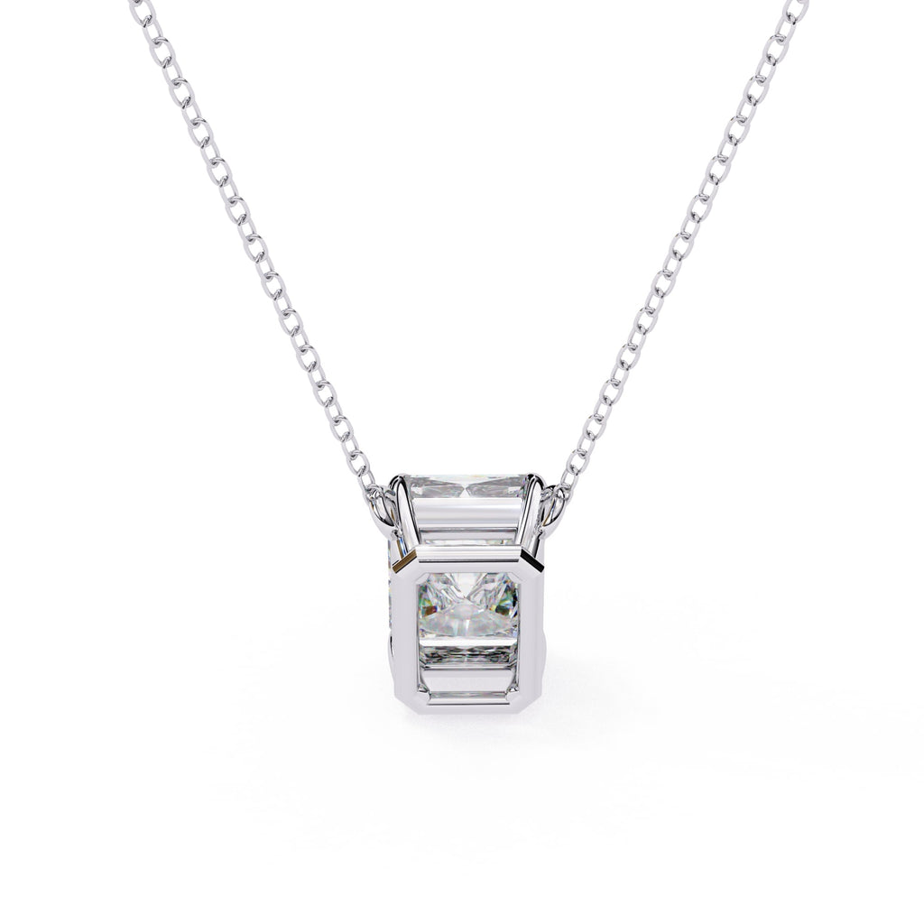 Elegant Emerald 4 Prong Pendant