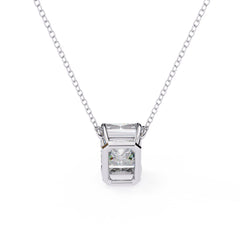 Elegant Emerald 4 Prong Pendant