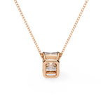 Elegant Emerald 4 Prong Pendant