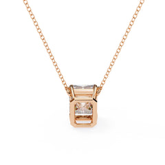 Elegant Emerald 4 Prong Pendant