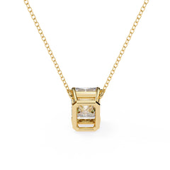 Elegant Emerald 4 Prong Pendant